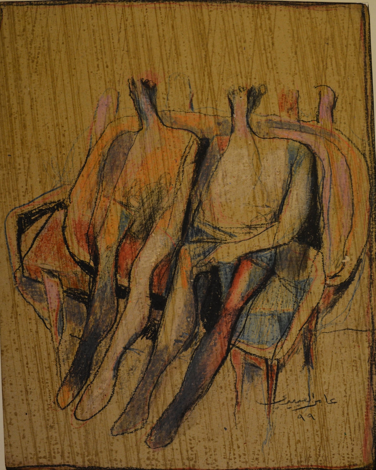 Amir Al-Obaydi Iraq - Untitled 12 1999 original artwork available at marsoum art collective