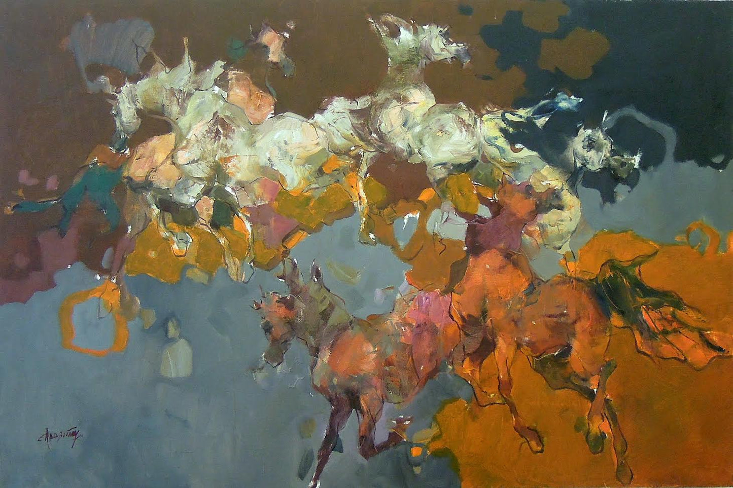 Emad Altaay Iraq - Untitled 4 original artwork available at marsoum art collective