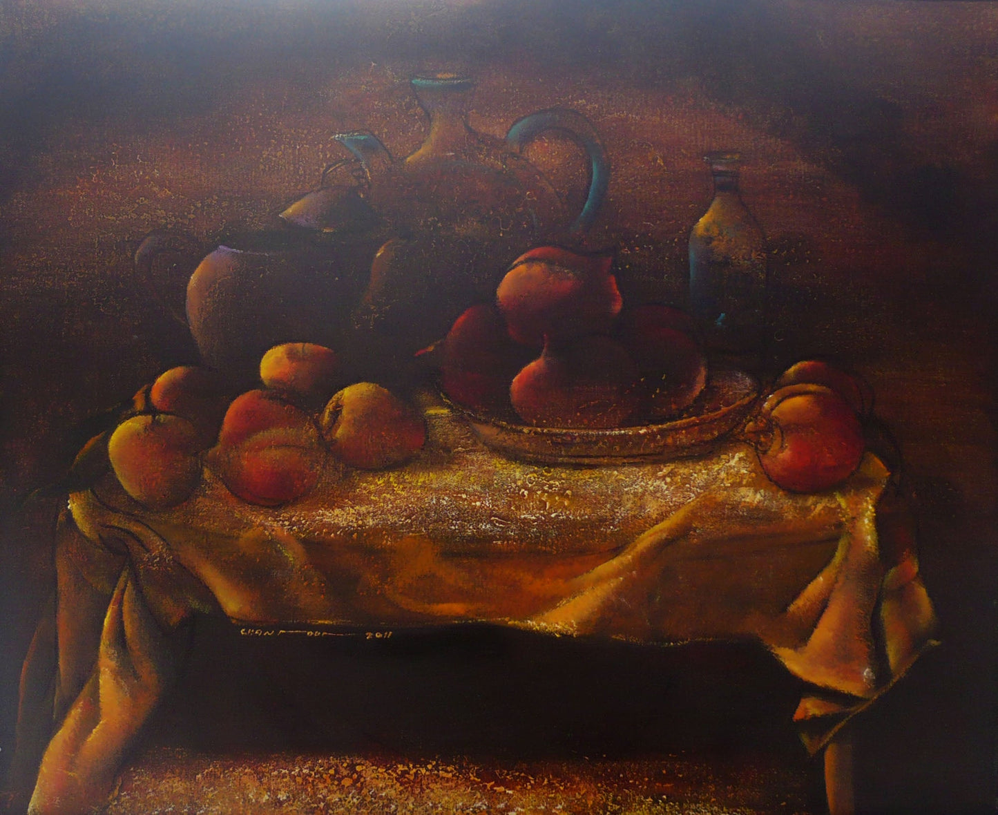 Hammoud Chantout Syria/France - 1 طبيعه صامته original artwork available at marsoum art collective