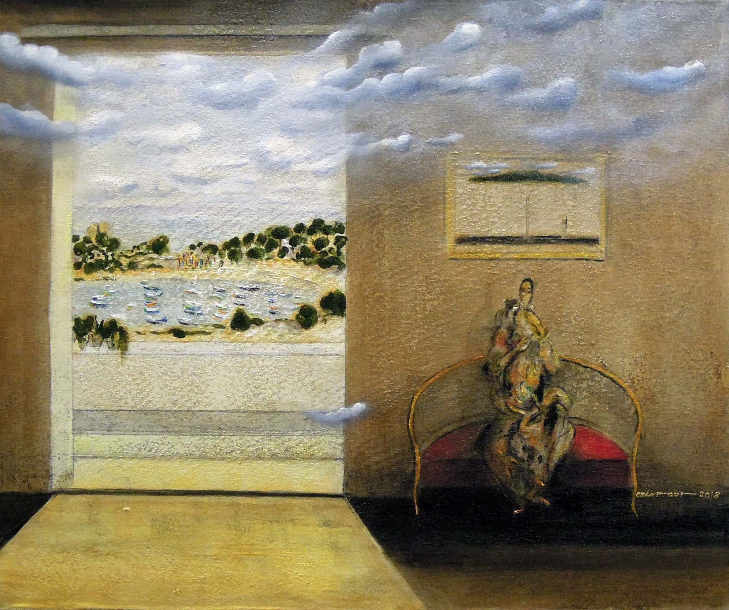 Hammoud Chantout Syria/France ∙ Untitled vii 2018 original artwork available at marsoum art collective