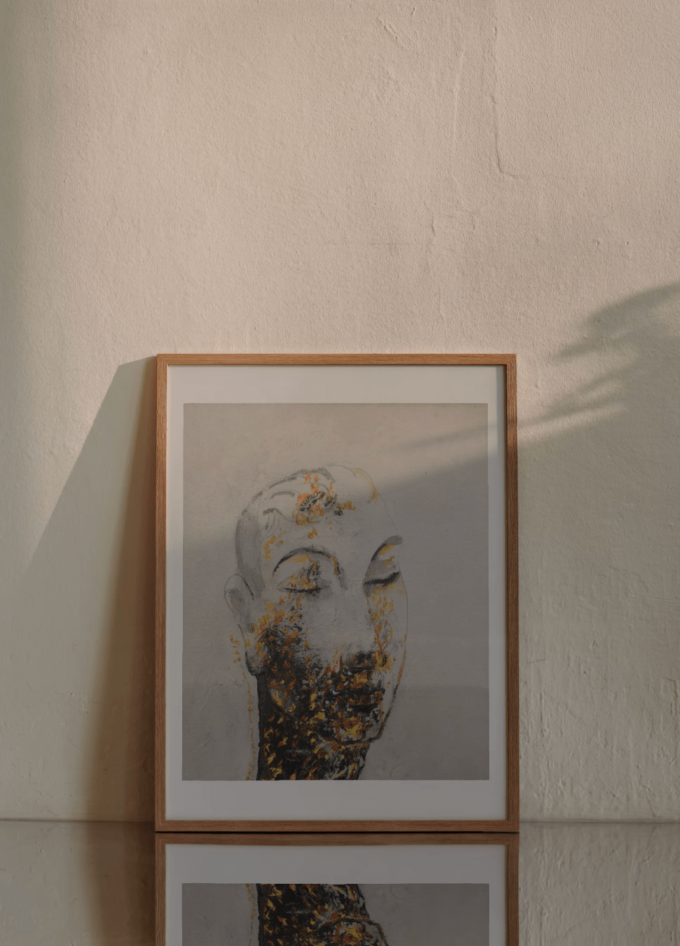 Hammoud Chantout Syria/France ∙ رجل حزين / Sad Man 2015 original artwork available at marsoum art collective