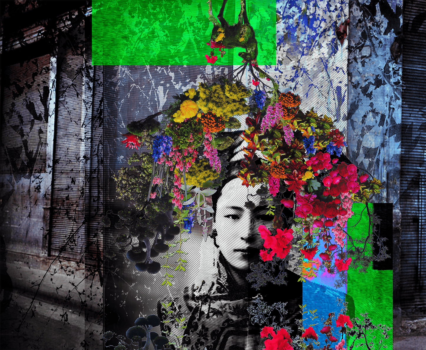 Ghadeer Saeed Jordan · K Flowers 2022 original artwork available at marsoum art collective