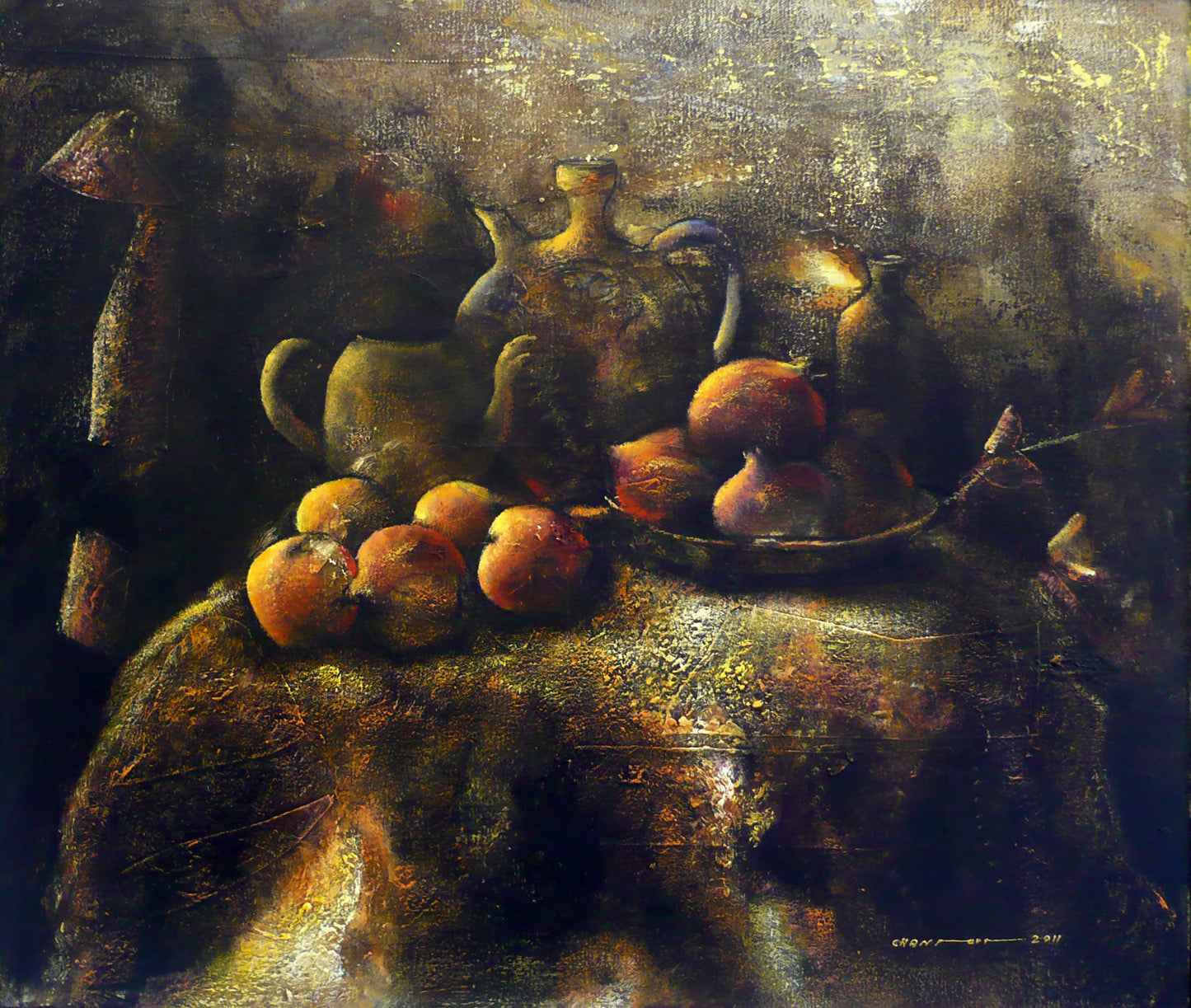 Hammoud Chantout Syria/France - 2 طبيعه صامته original artwork available at marsoum art collective